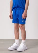 Gym King Kids Lightweight Poly Full Zip and Shorts - Sonic Blue