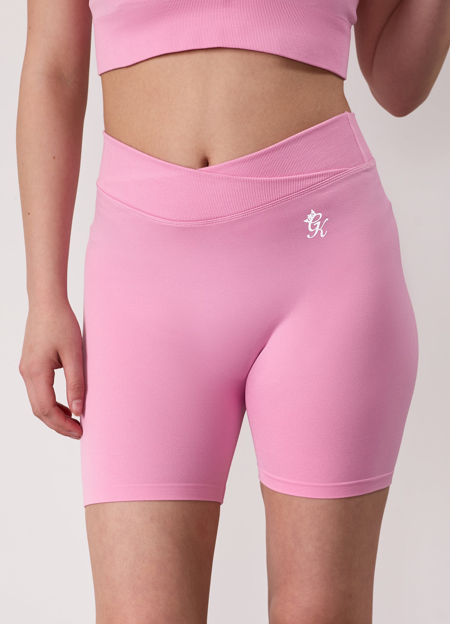 Gym King Kids Transform Seamless 4.5" Short - Candy Pink