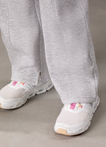 Gym King Kids Shadow Crew Tracksuit - Snow Marl