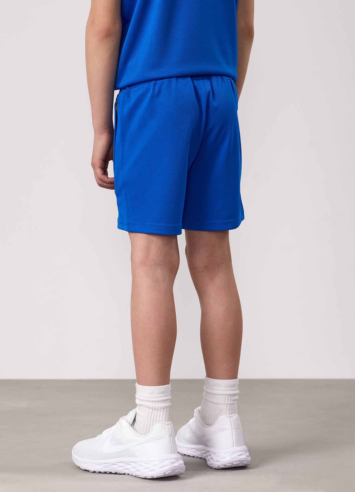 Gym King Kids Lightweight Poly Short - Sonic Blue
