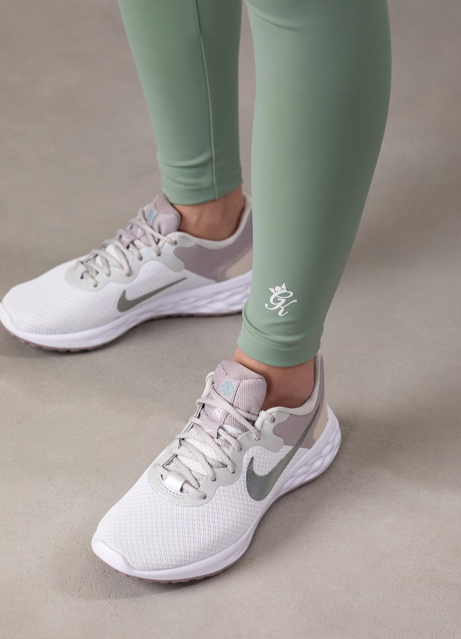 Gym King Kids Impact Legging - Soft Sage