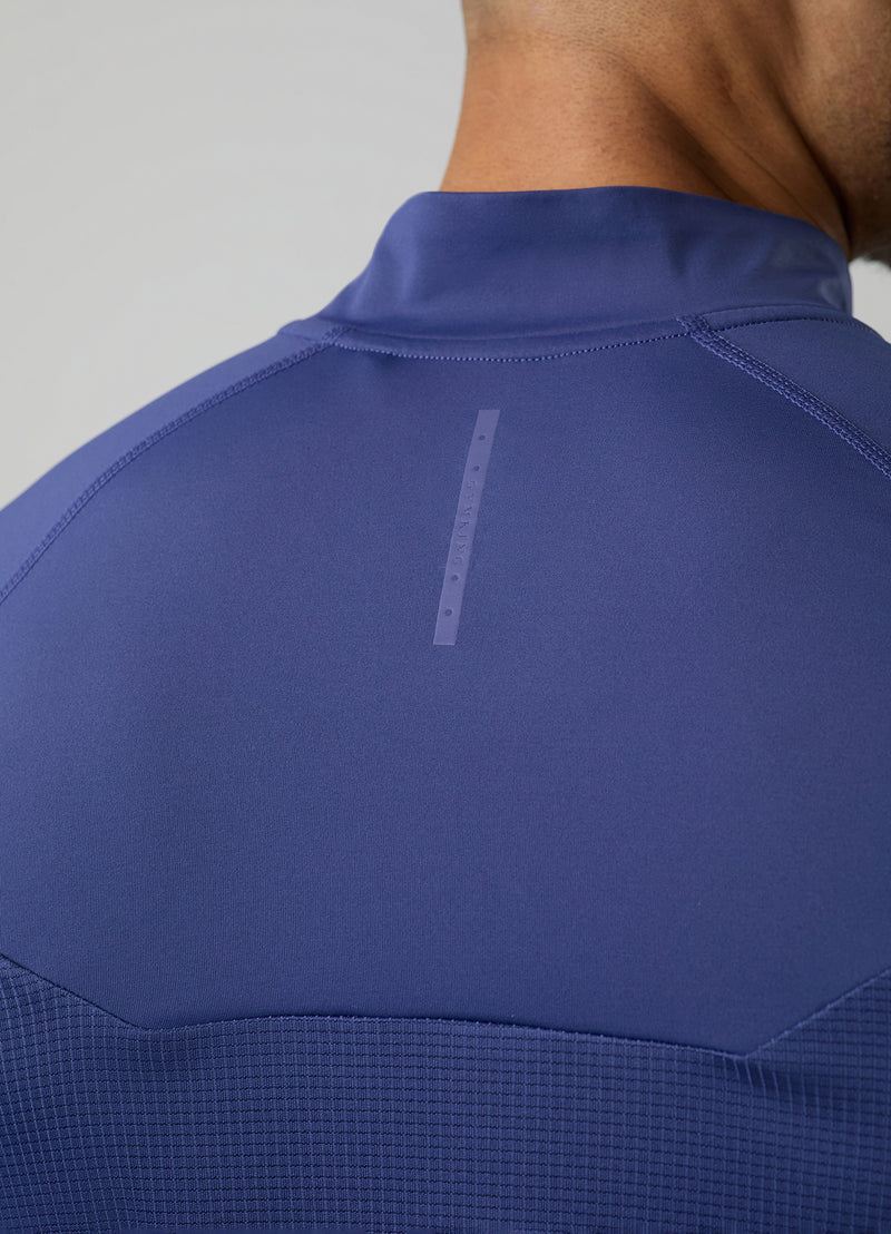 Gym King Flex 2.0 1/4 Zip Funnel - Twilight Blue