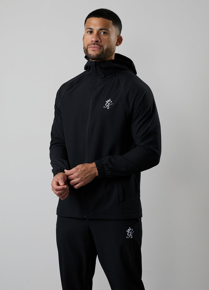 Gym King Flex 2.0 Full Zip Hood - Black