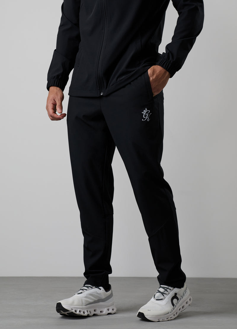 Gym King Flex 2.0 Full Zip Hood Tracksuit - Black