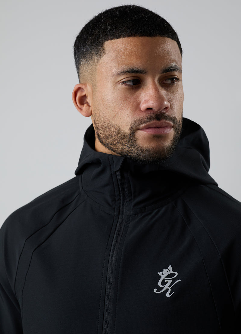 Gym King Flex 2.0 Full Zip Hood - Black