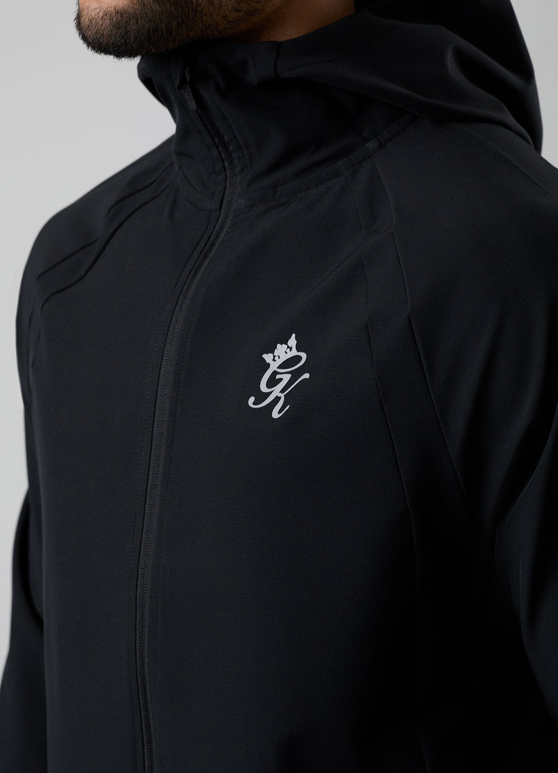 Gym King Flex 2.0 Full Zip Hood - Black