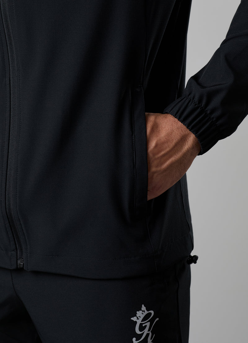 Gym King Flex 2.0 Full Zip Hood - Black