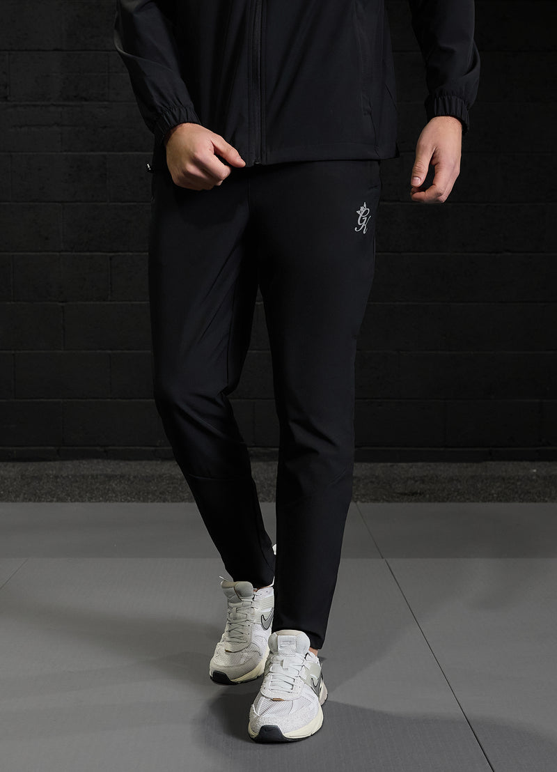 Gym King Flex 2.0 Full Zip Hood Tracksuit - Black