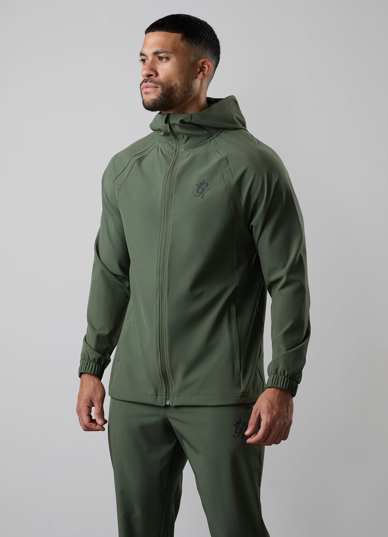 Gym King Flex 2.0 Full Zip Hood - Green