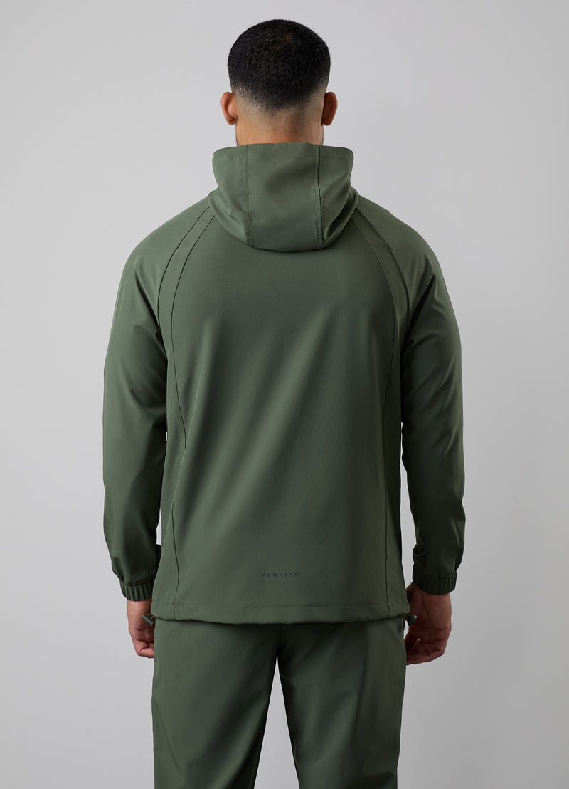 Gym King Flex 2.0 Full Zip Hood - Green