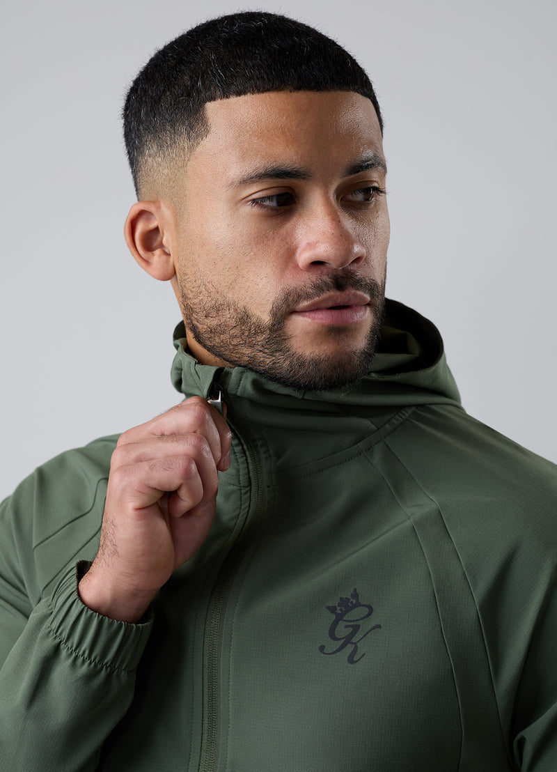 Gym King Flex 2.0 Full Zip Hood - Green