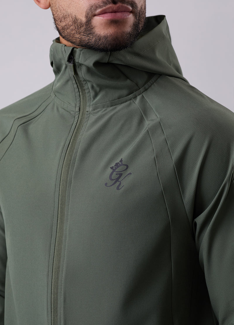 Gym King Flex 2.0 Full Zip Hood - Green