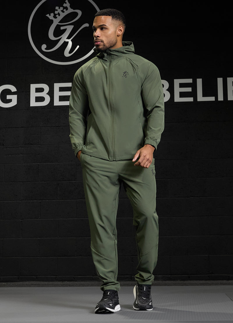 Gym King Flex 2.0 Full Zip Hood - Green