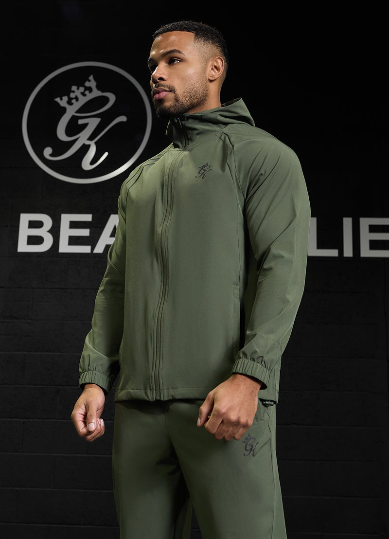 Gym King Flex 2.0 Full Zip Hood - Green