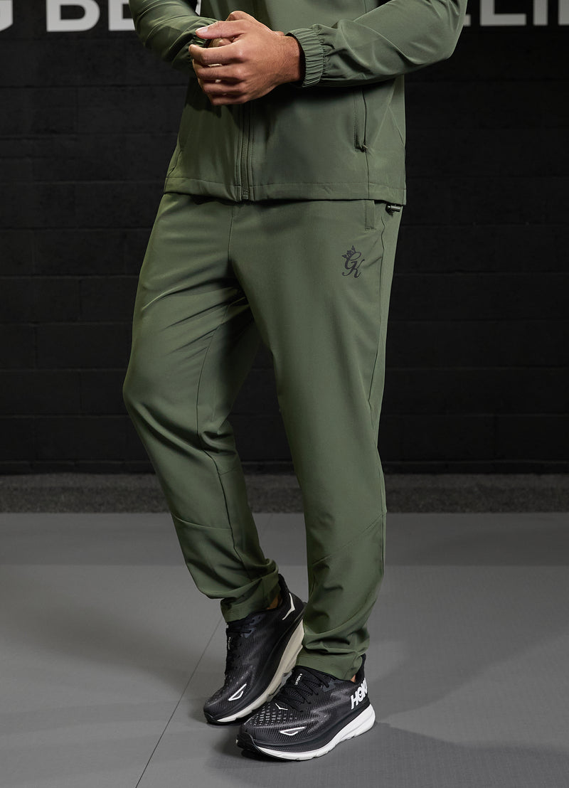 Gym King Flex 2.0 Full Zip Hood Tracksuit - Green