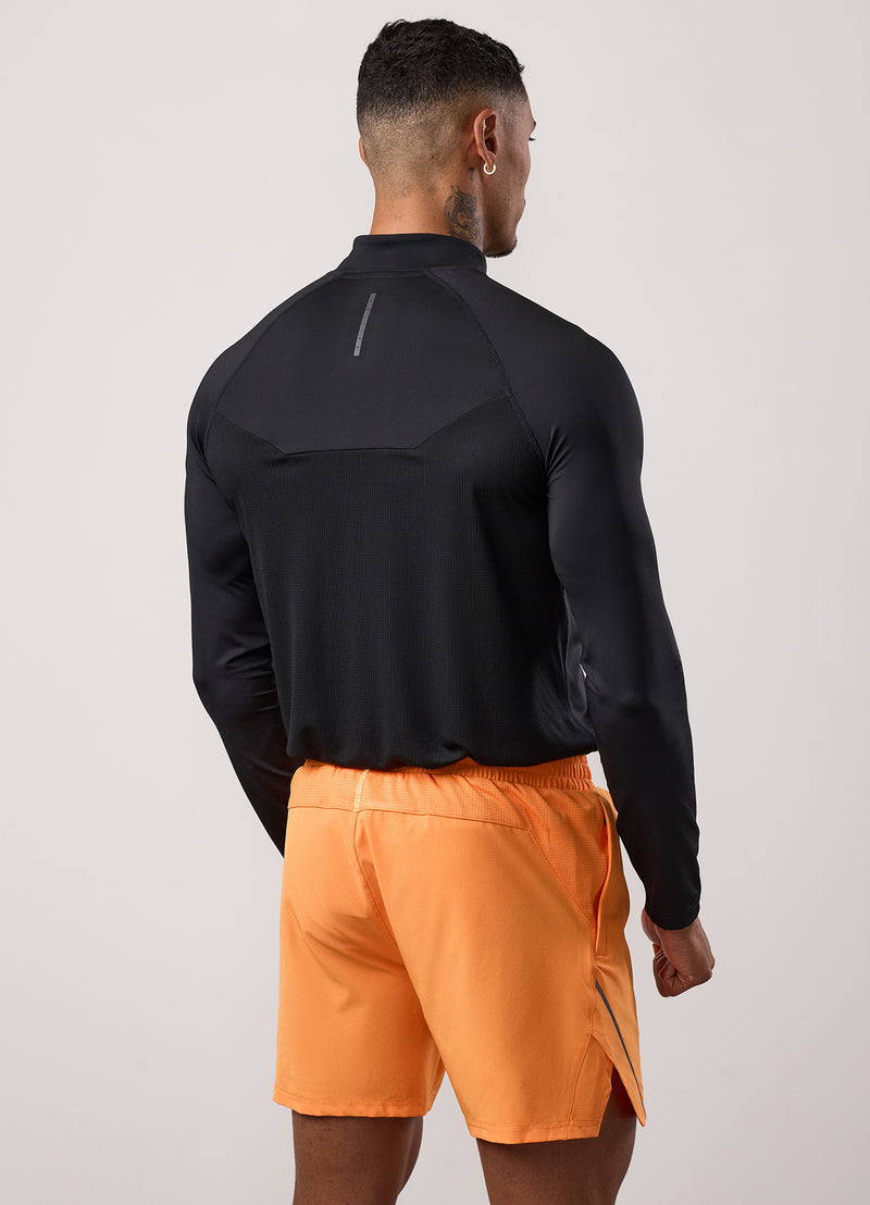 Gym King Flex 2.0 1/4 Zip Funnel - Black/Amber