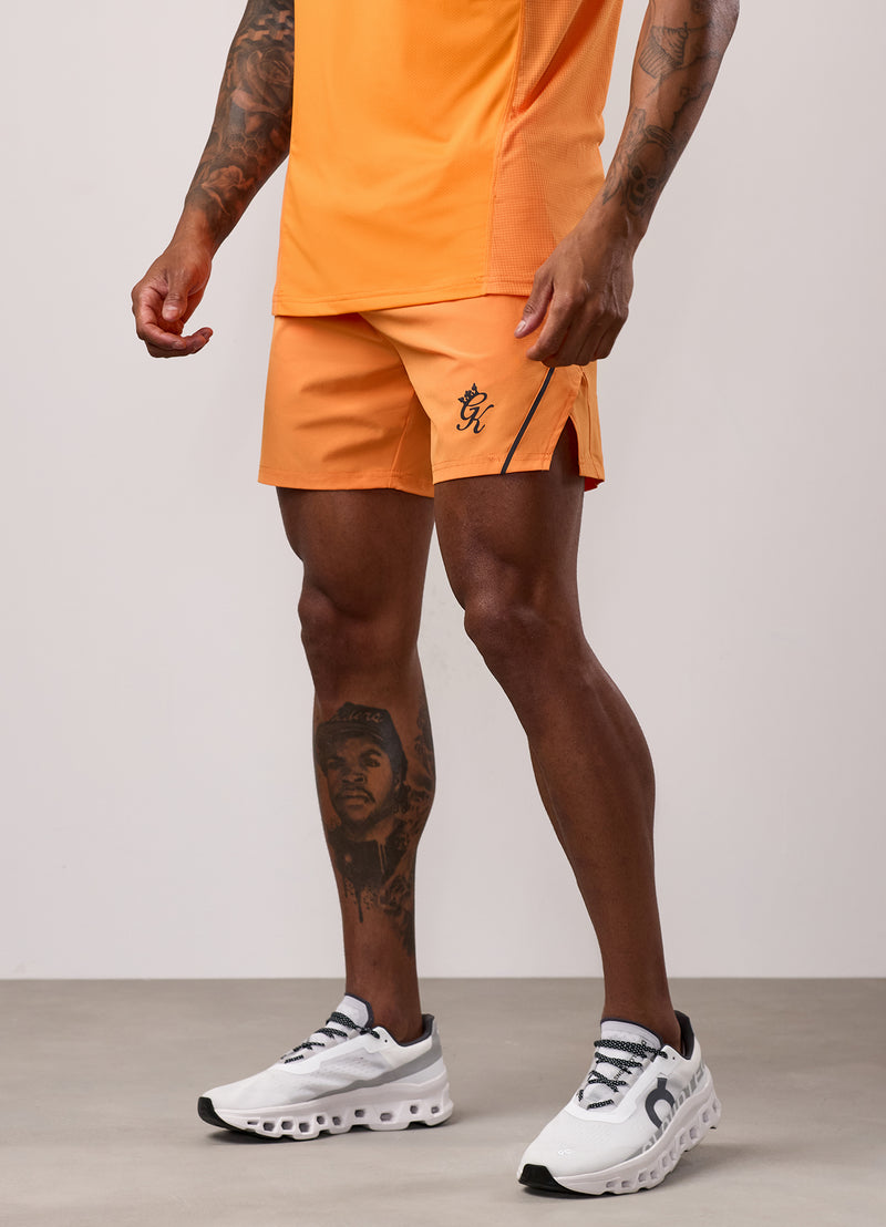Gym King Flex 2.0 Short - Amber/Black