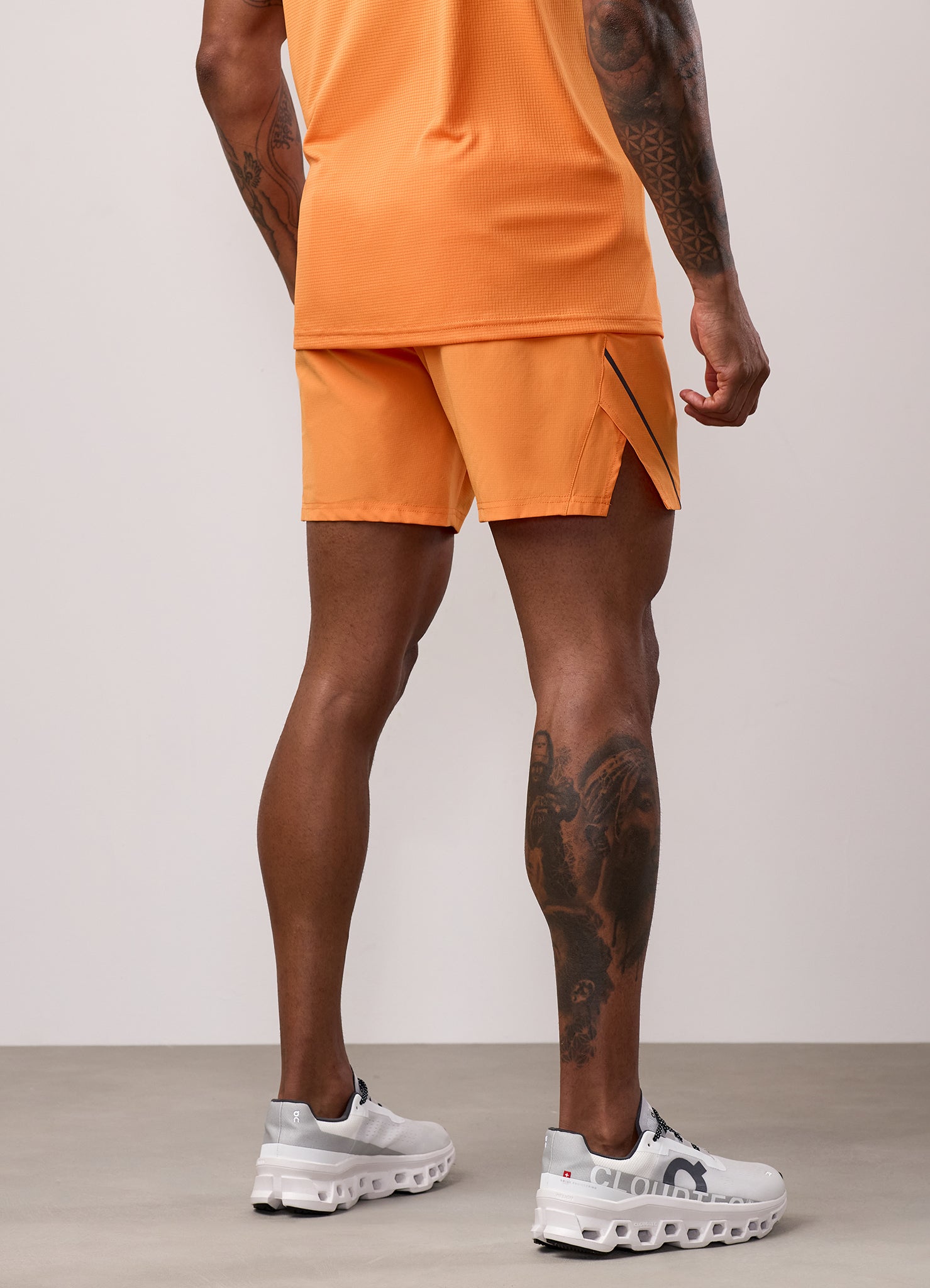 Gym King Flex 2.0 Short - Amber/Black