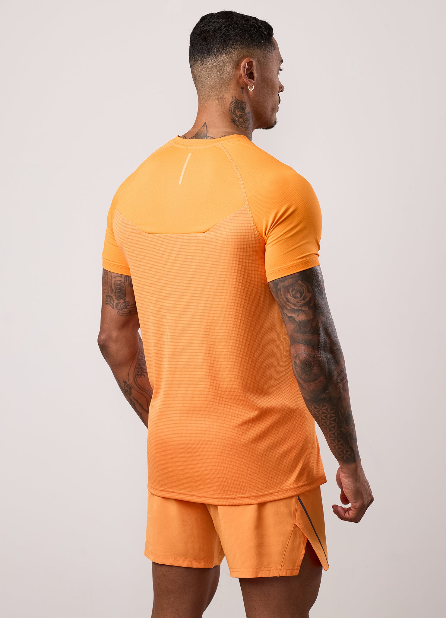 Gym King Flex 2.0 Tee - Amber/Black