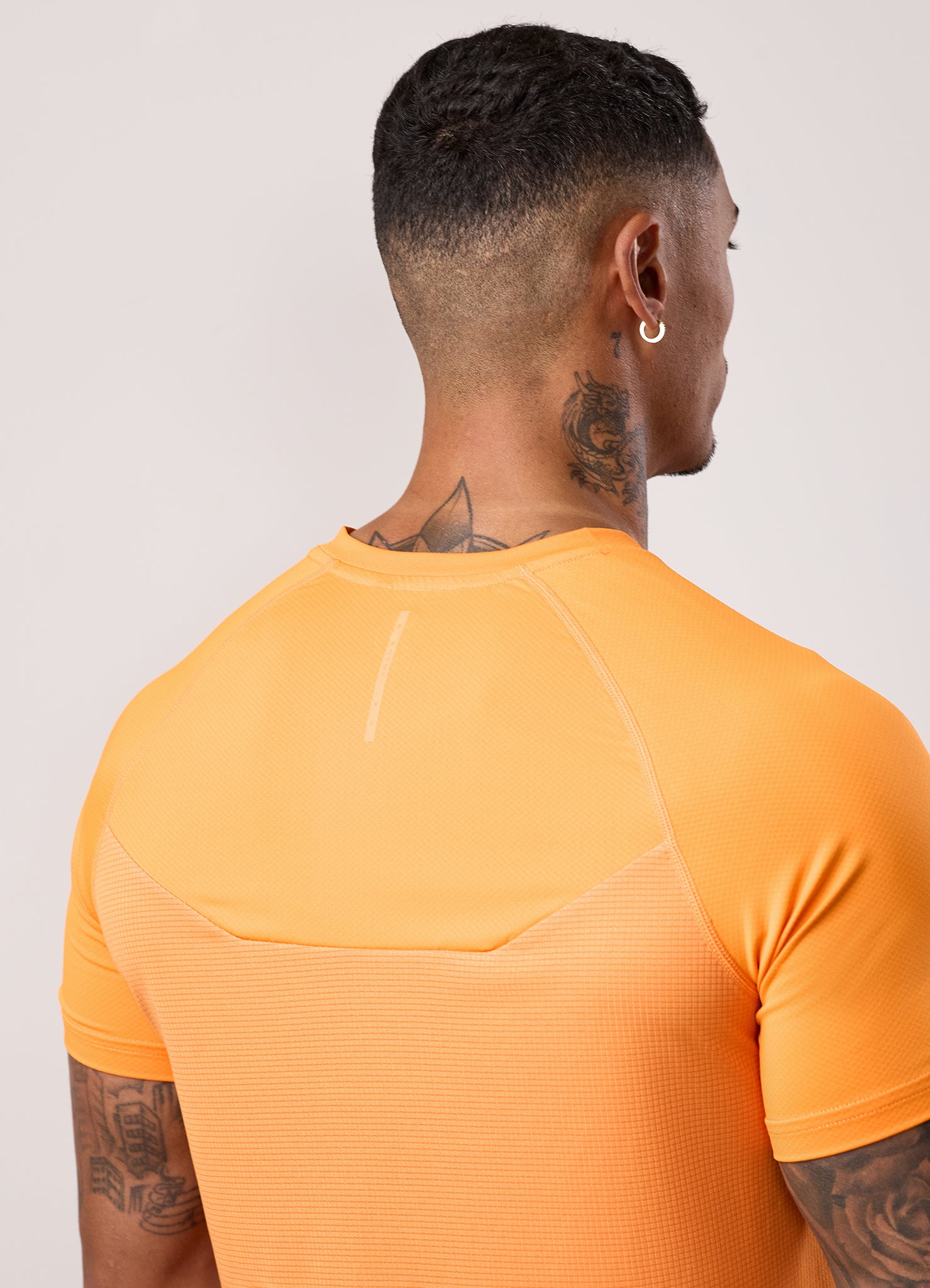 Gym King Flex 2.0 Tee - Amber/Black