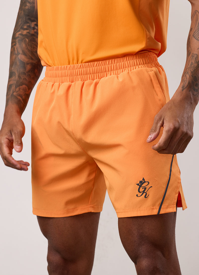 Gym King Flex 2.0 Short - Amber/Black