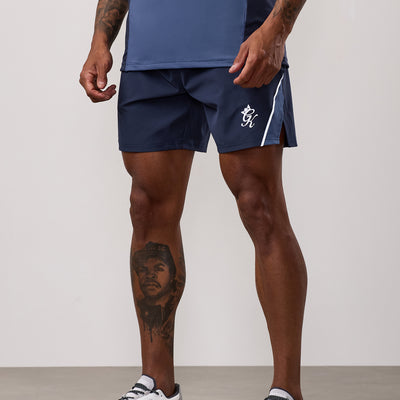 Gym King Flex 2.0 Short - Dark Denim/Faded Indigo