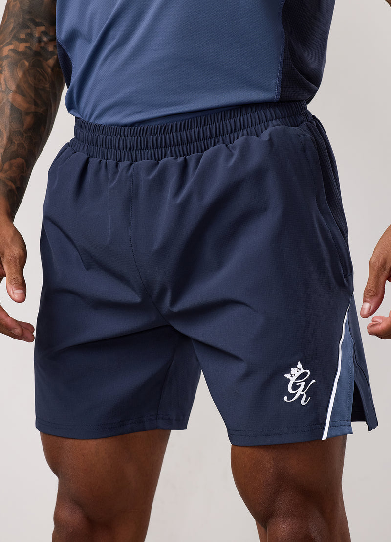 Gym King Flex 2.0 Short - Dark Denim/Faded Indigo