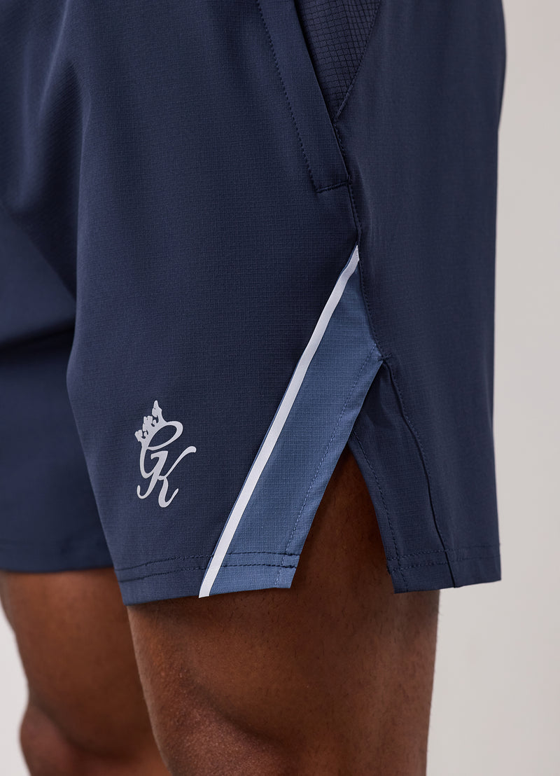 Gym King Flex 2.0 Short - Dark Denim/Faded Indigo