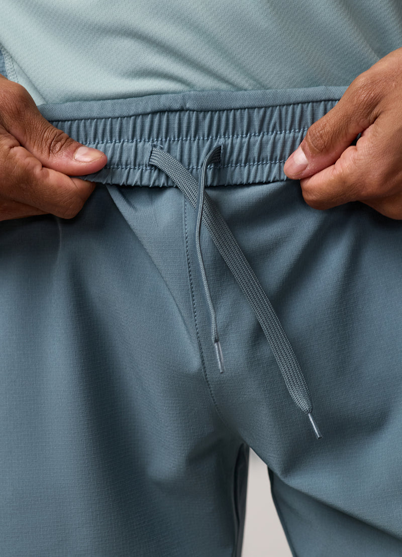 Gym King Flex 2.0 Short - Silver Blue/Petrol Blue
