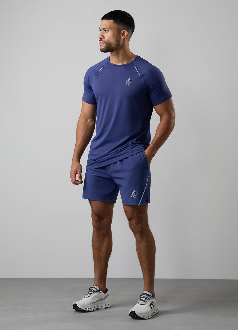 Gym King Flex 2.0 Tee - Twilight Blue