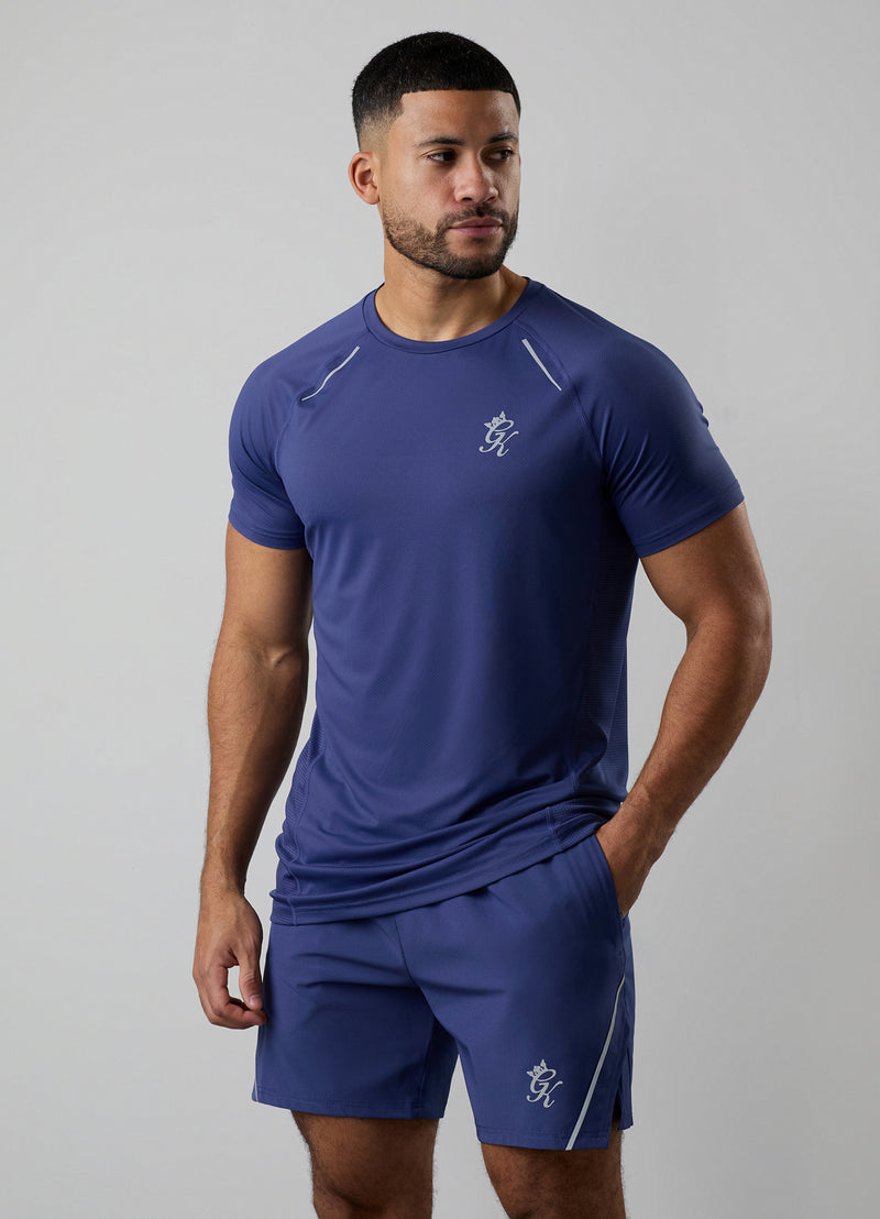 Gym King Flex 2.0 Tee - Twilight Blue