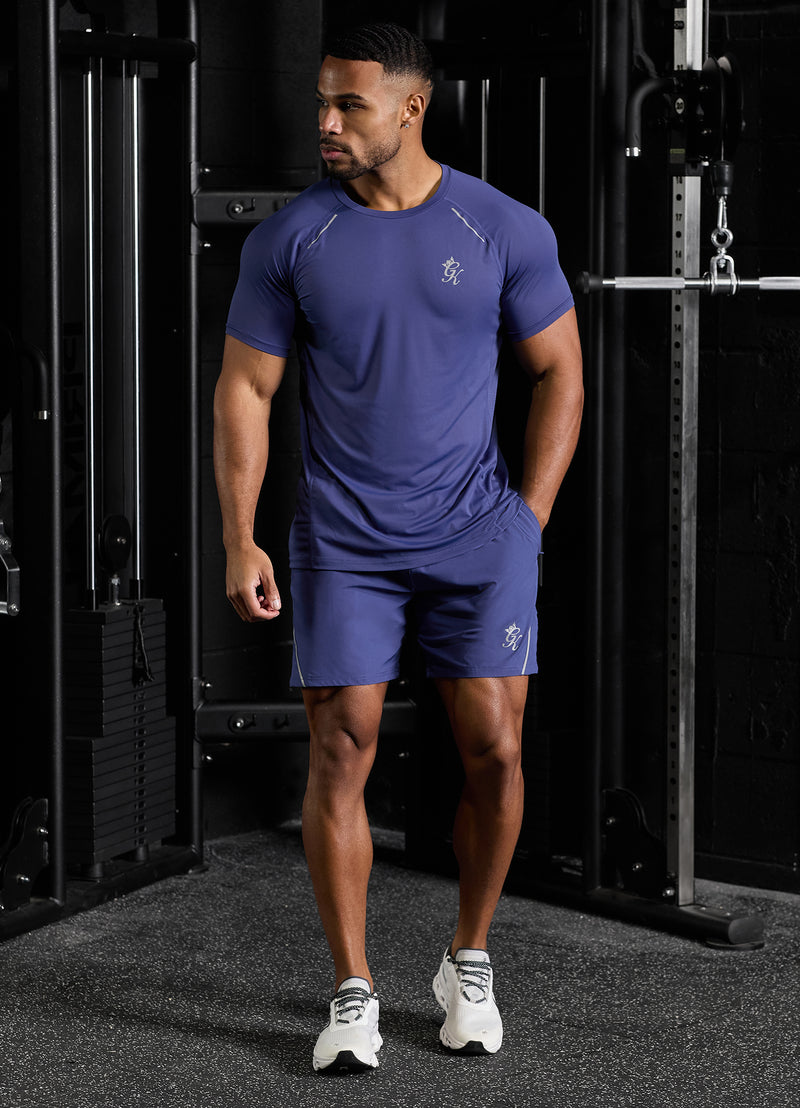 Gym King Flex 2.0 Tee - Twilight Blue