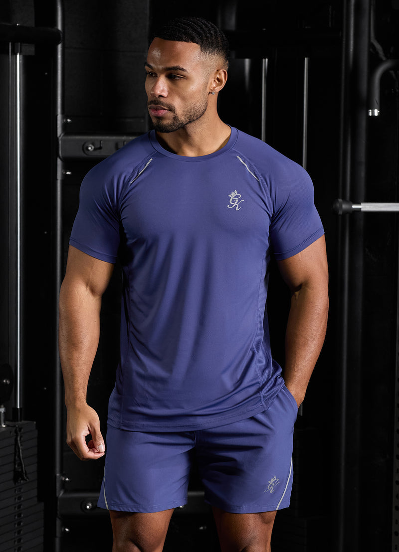 Gym King Flex 2.0 Tee - Twilight Blue