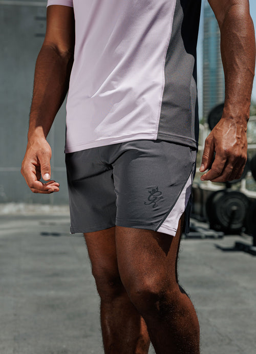 Gym King Flex 2.0 Short - Graphite/Dusky Lilac