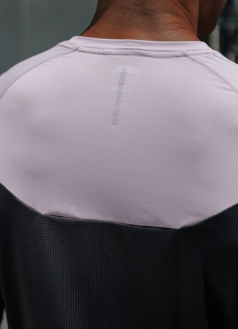 Gym King Flex 2.0 Tee - Dusky Lilac/Graphite