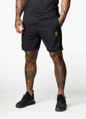 Gym King Flex Short - Black/Gold