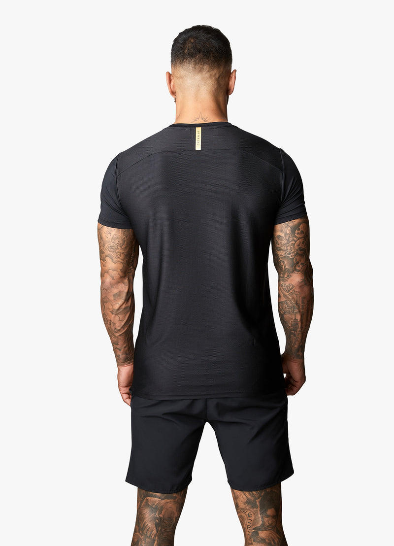 Gym King Flex Tee - Black/Gold