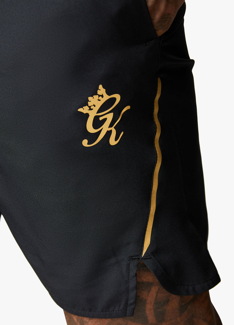 Gym King Flex Short - Black/Gold