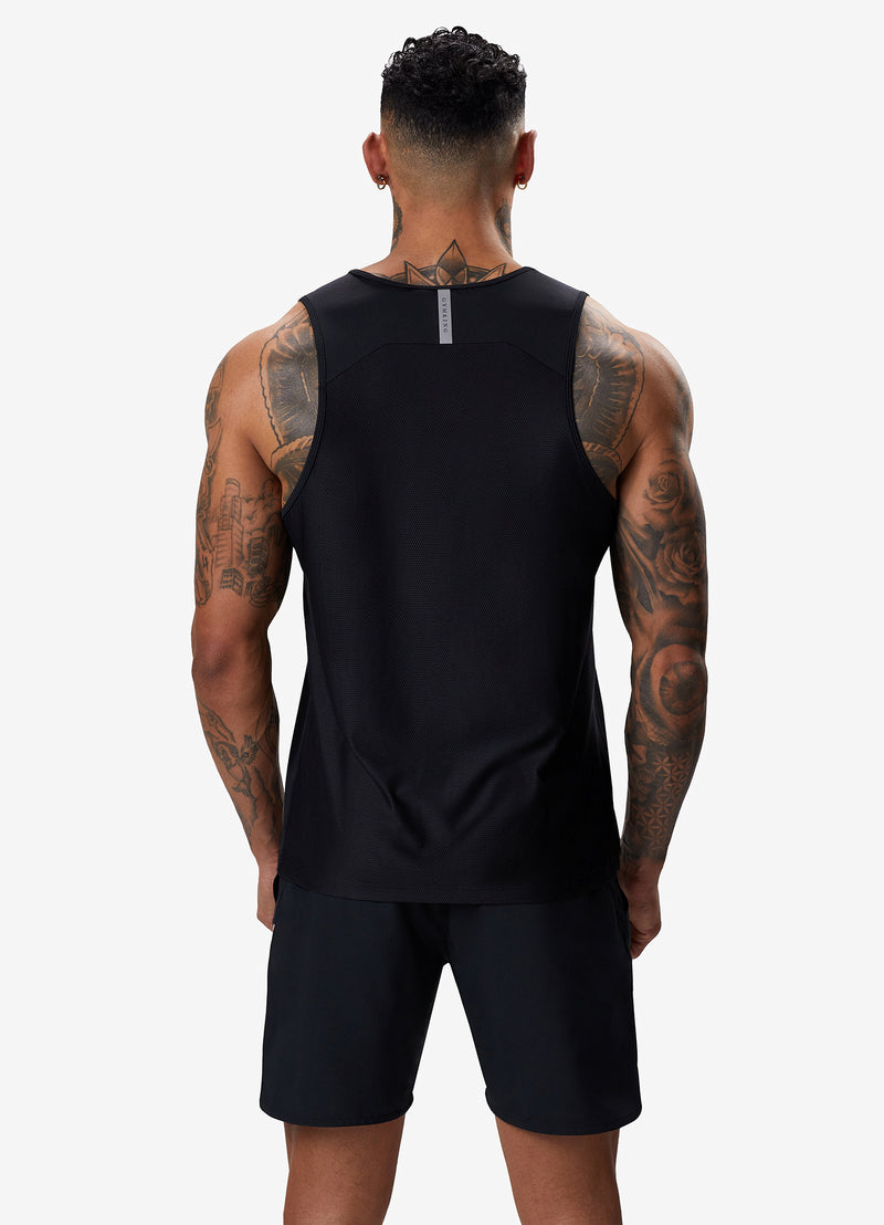 Gym King Flex Vest - Black/Silver