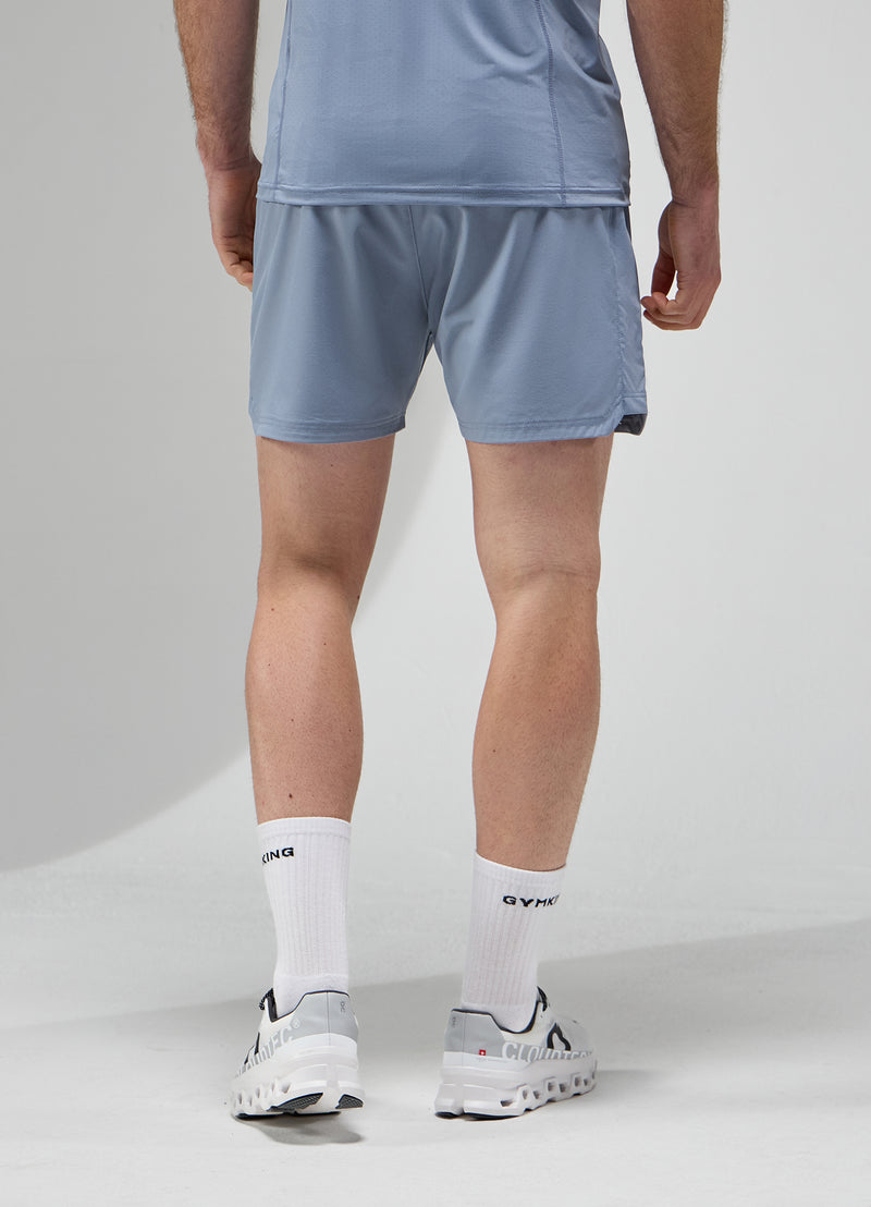 Gym King Focus Camo Knit Short - Dusk Blue