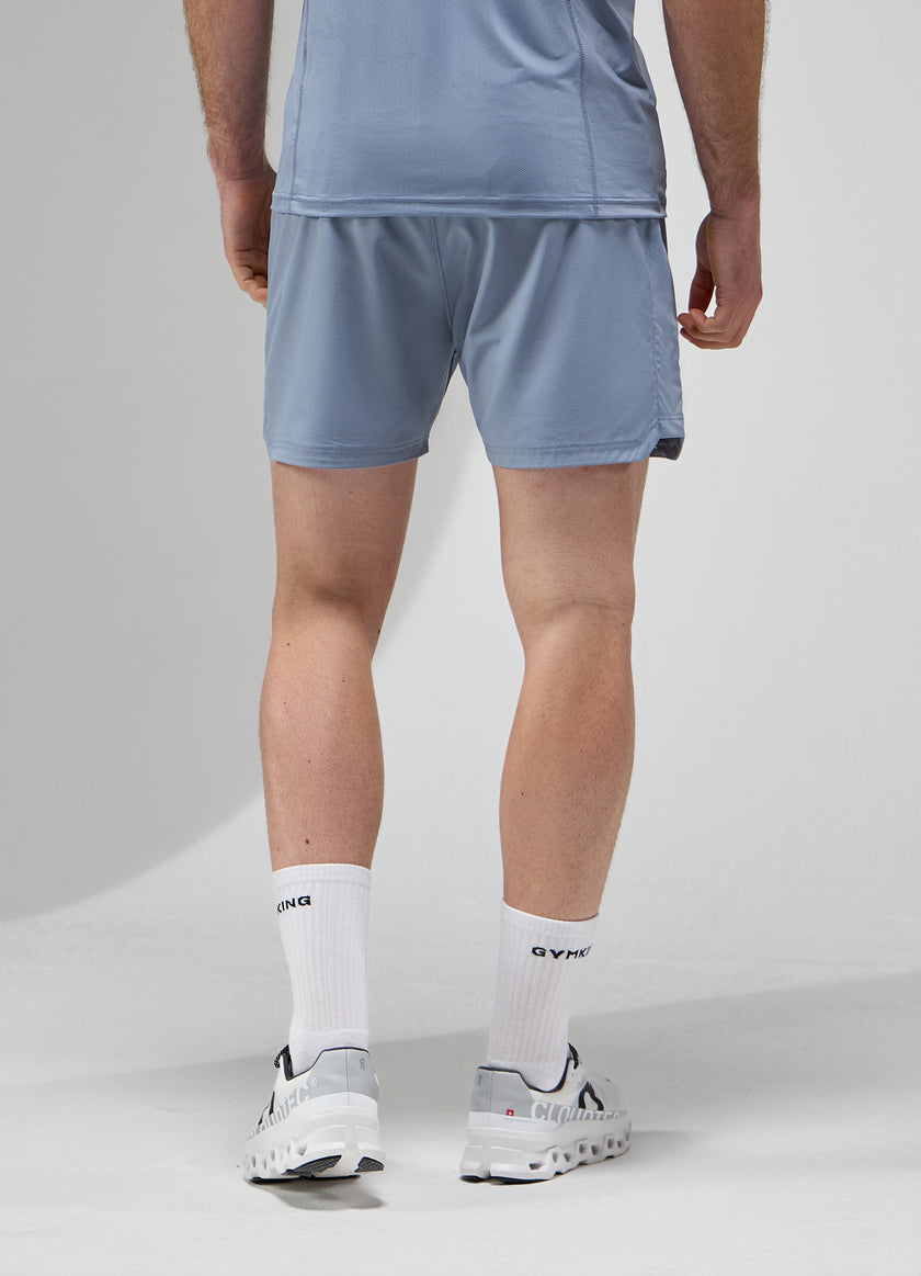 Gym King Focus Camo Knit Short - Dusk Blue