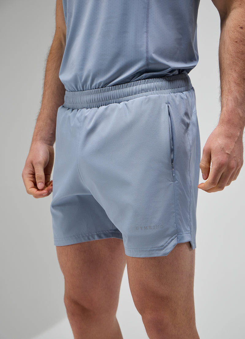 Gym King Focus Camo Knit Short - Dusk Blue