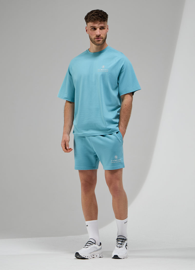 Gym King Focus Short - Aquatic Blue