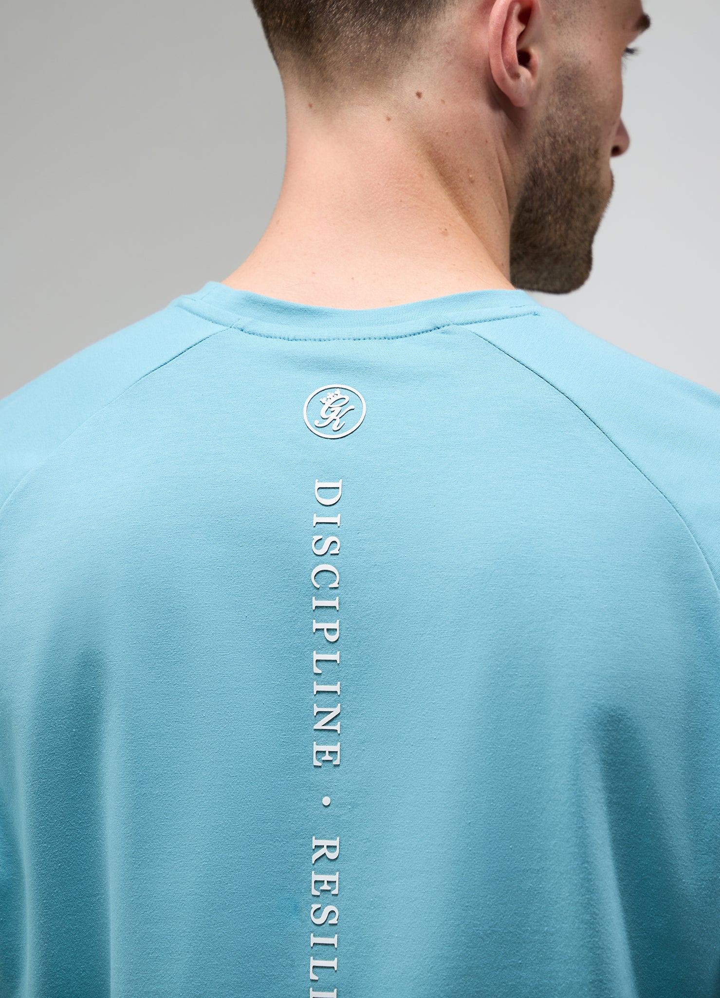 Gym King Focus Relaxed Fit Tee - Aquatic Blue