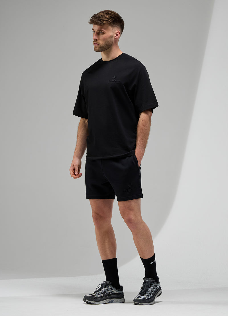 Gym King Focus Relaxed Fit Tee - Black