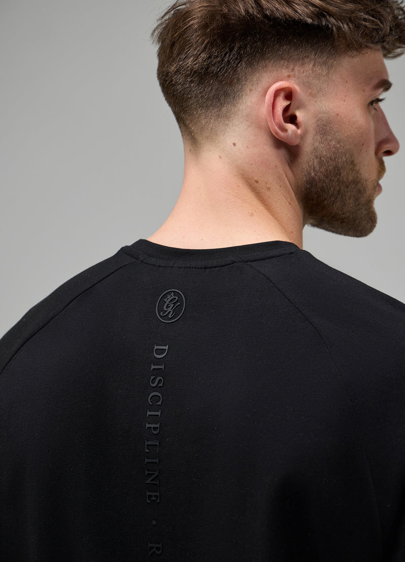 Gym King Focus Relaxed Fit Tee - Black