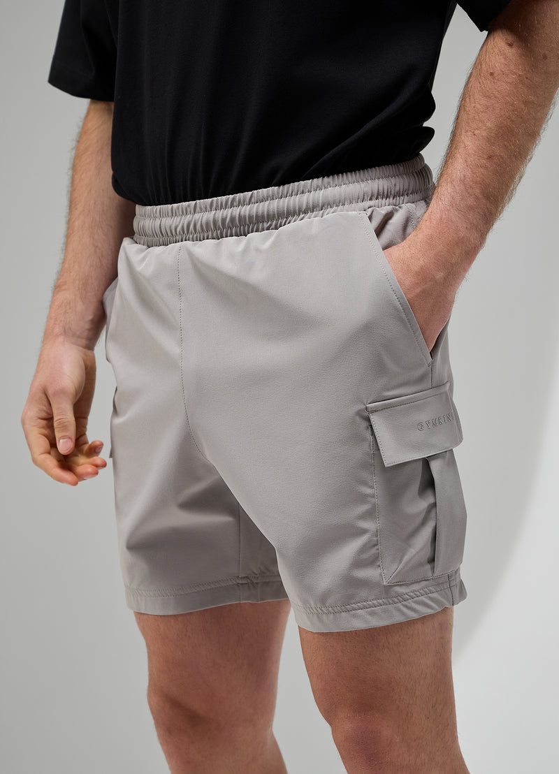 Gym King Focus Woven Utility Short - Twilight Grey