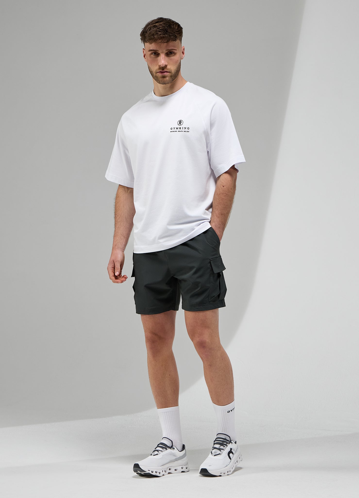 Gym King Focus Woven Utility Short - Black