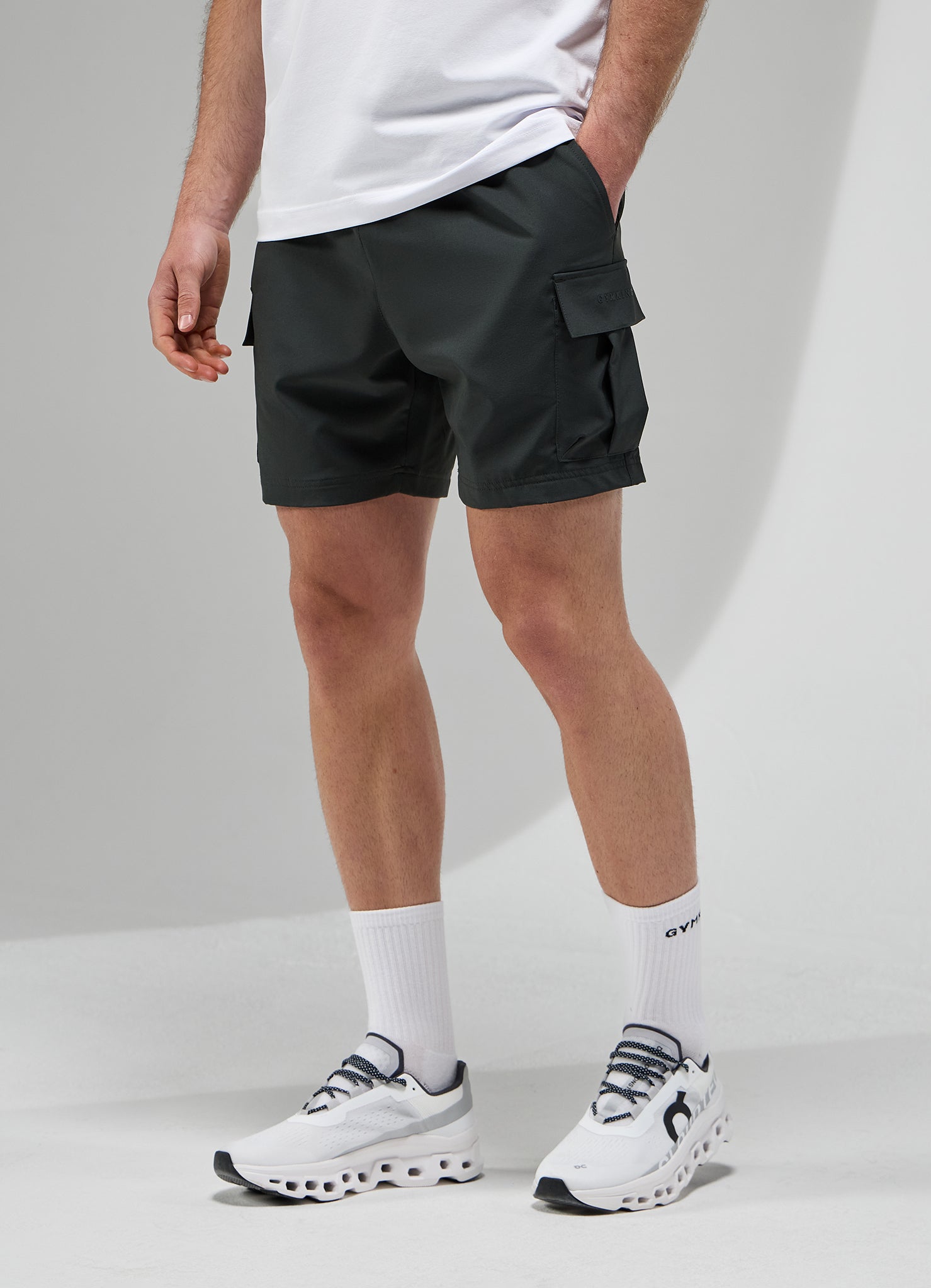 Gym King Focus Woven Utility Short - Black