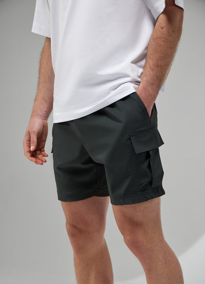 Gym King Focus Woven Utility Short - Black